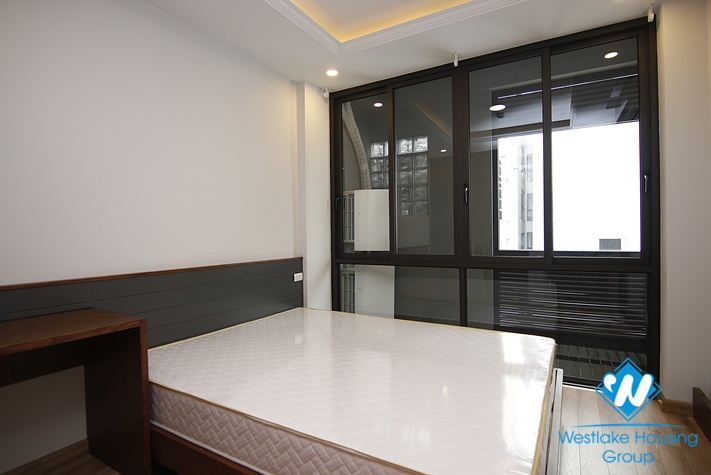 Newly completed two-bedroom apartment with lots of light for rent in the center of Hai Ba Trung District Hanoi